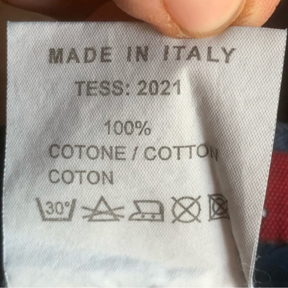 NWT Men’s Italian CROSBY HALLEN & COBB Cotton Pants Flat Front Long Inseam 34x35 - Picture 11 of 13